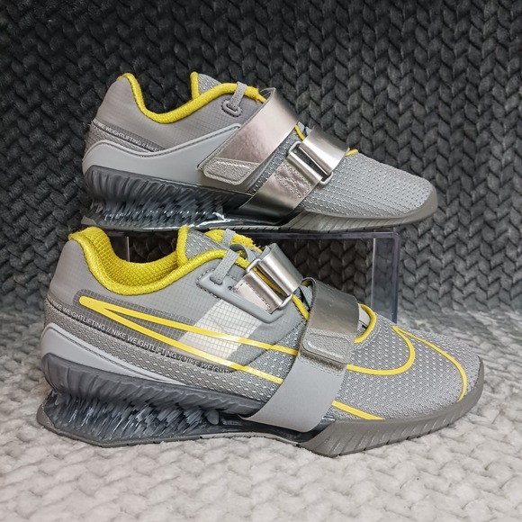 Nike Other - Nike Romaleos 4 Wolf Grey Lightening Men's Weightlifting Sneaker Shoes Size 6.5